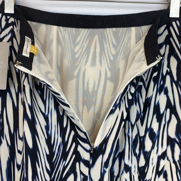 Anthro • Leifsdottir Inked Antonia Silk High Low Skirt - Picture 7 of 14